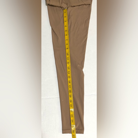 Aeropostale Womens M Solid Lt Brown/Tan High-Waisted Pocket Leggings Athletic - Picture 10 of 13